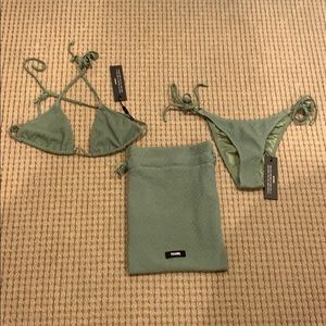 Triangl Vinca Khaki Bikini